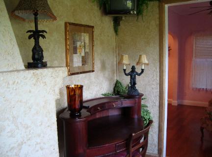 Looking East out of office toward Seating Alcove.